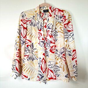 Southern Lady, Vintage floral blouse, Size 5/6